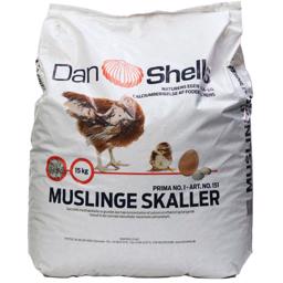 DanShells Muslinge Skaller Knuste Til Høns 15kg